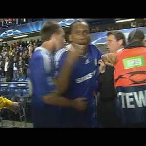 Didier Drogba Angry After Chelsea Lose In The Champions League - YouTube